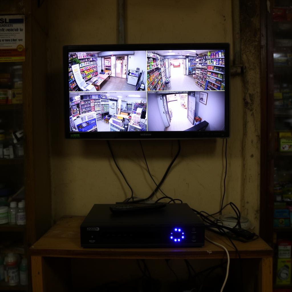 CCTV monitoring control room